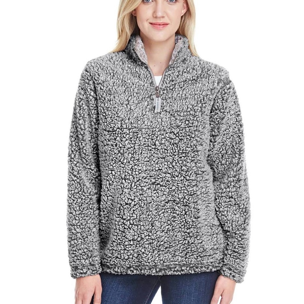 Boxer Craft black grey fleece jacket
